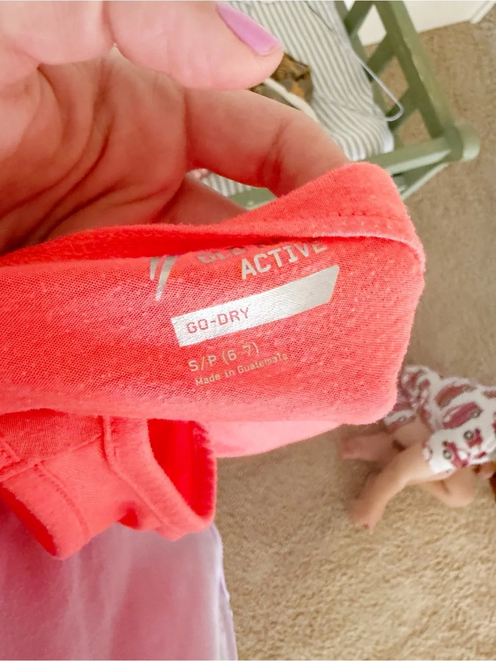 Girls small (6/7) old navy orange run the world tank